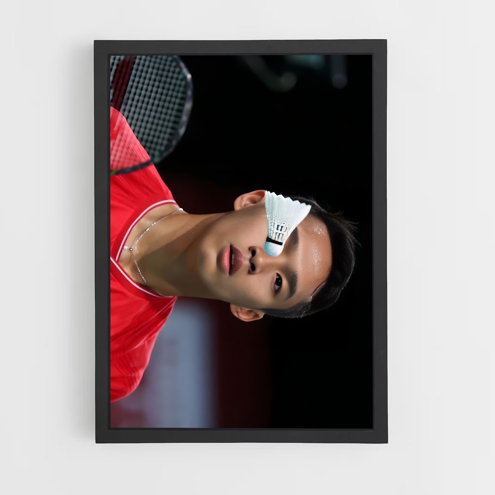 Poster Jonatan christie endiablés – affiche Badminton (vue 2)